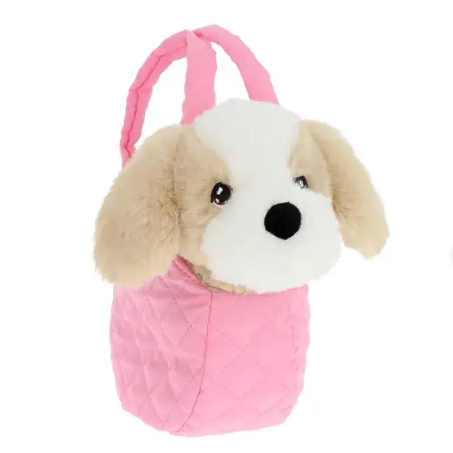 Игрушка мягкая Keel Toys Keeleco Puppy in Bag (18 см, ассорти 4 вида)