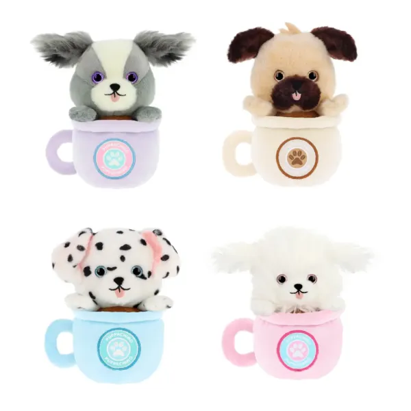 Игрушка мягкая Keel Toys Puppachino (16 см, ассорти 4 вида)