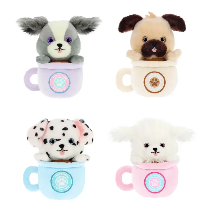 Игрушка мягкая Keel Toys Puppachino (16 см, ассорти 4 вида)