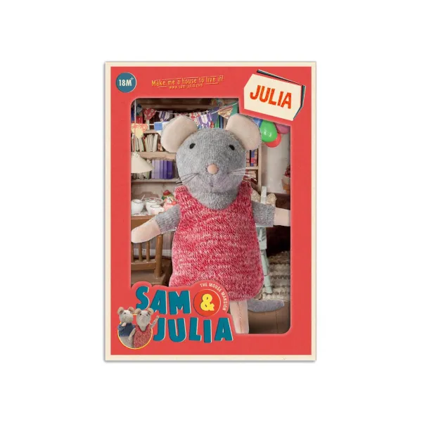 Игрушка мини-мышка JULIA 12 см