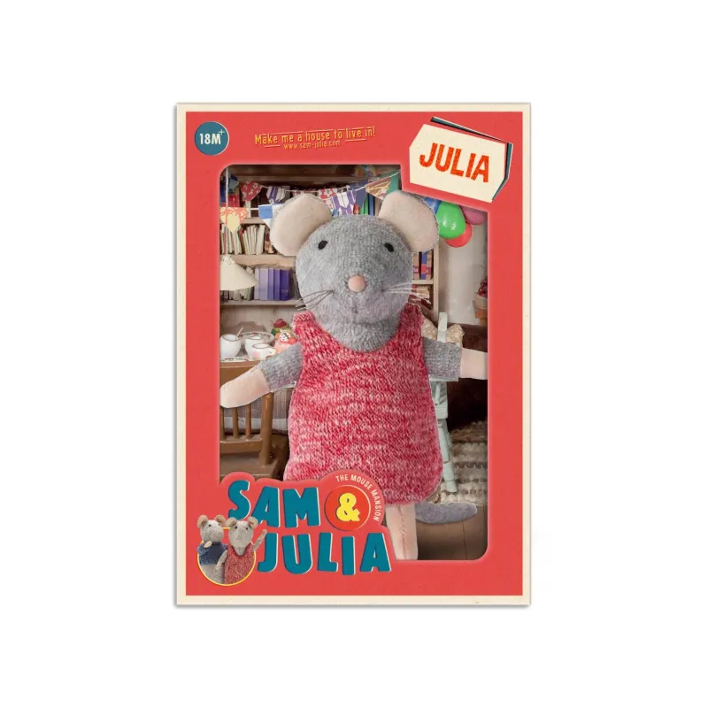 Игрушка мини-мышка JULIA 12 см