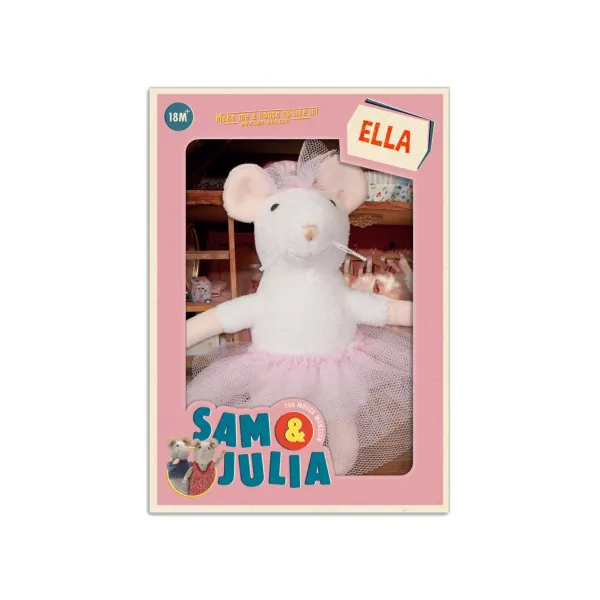 Игрушка мини-мышка ELLA 12 см