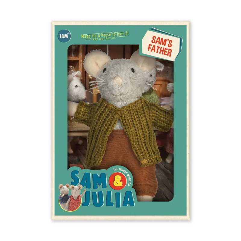 Игрушка мини-мышка папа Сэма