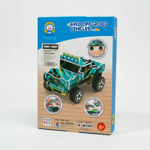 Пазлы 3D на батарейках Off Road Vehicles B109B