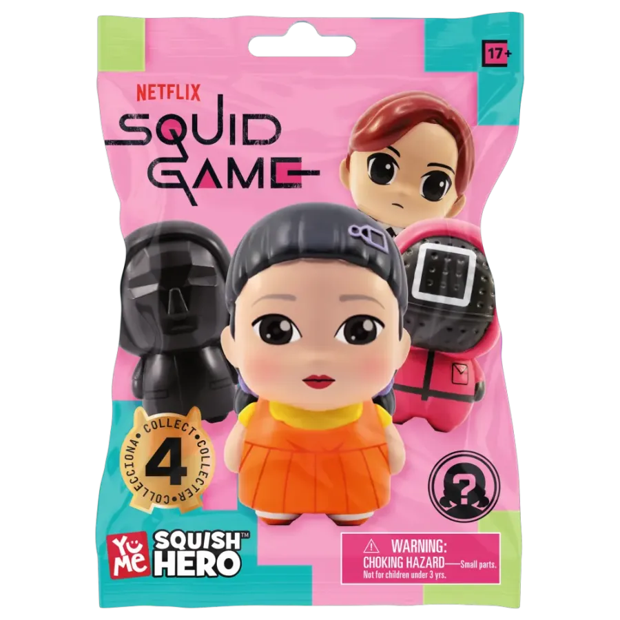 Фигурка YuMe Squish Hero Игра в Кальмара Blind Bag (7,5 см)