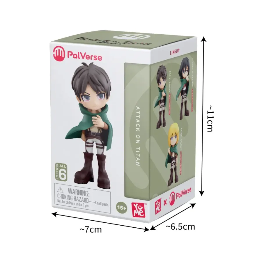 Фигурка YuMe Атака Титанов Blind Box (9 см, ассорти 6 видов)