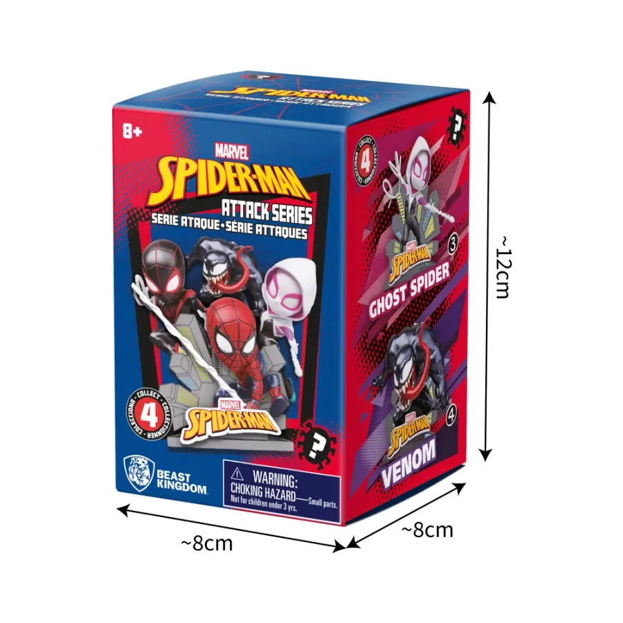 Фигурка YuMe Человек Паук Blind Box (Attack series) (8 см, ассорти 6 видов)